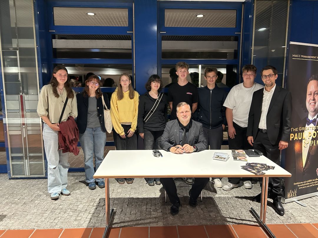 Exkursion des Musik-GKs der Q1 vom MSMG Telgte: Konzert des Tenors Paul Potts