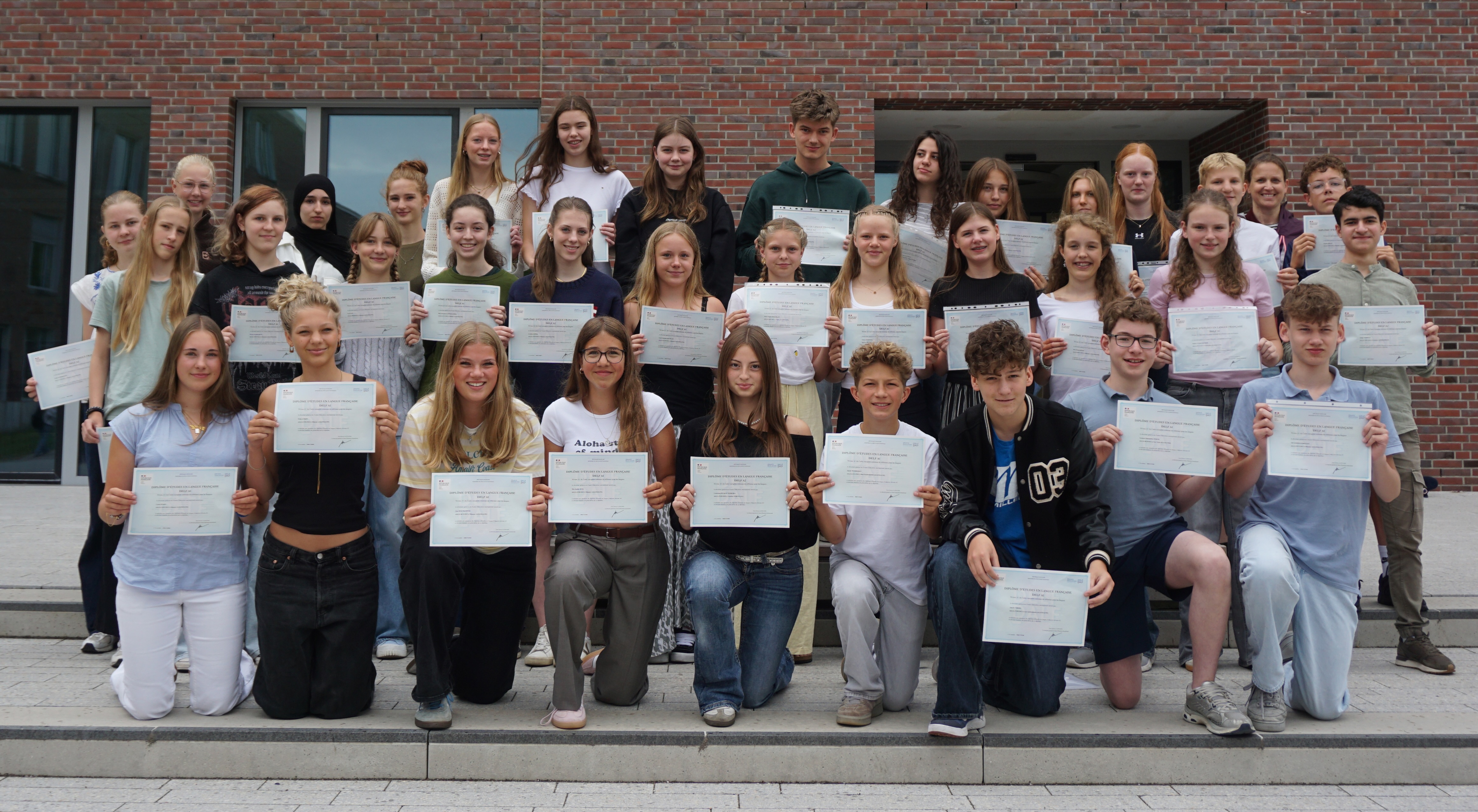 40 Schüler bestehen DELF